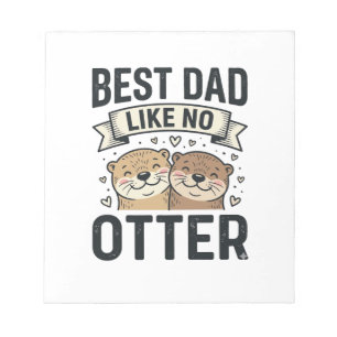 Bloc De Notas Mejor Papá Como Ningún Otro Cute Día del Padre Dis