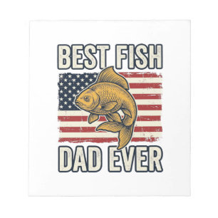 Bloc De Notas Mejor Papá de Peces de la Historia Diseño de Camis