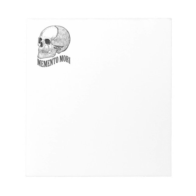 Bloc De Notas Memento mori (Frente)