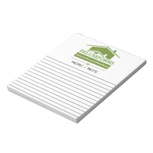 Bloc De Notas Memorando de Techo Verde