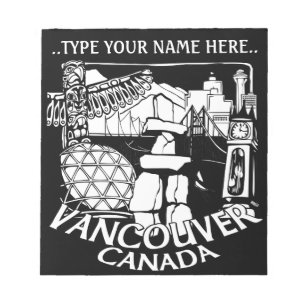 Bloc De Notas Memorial de Vancouver personalizado en Vancouver