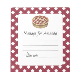 Bloc De Notas Mensaje de cápsula de cumpleaños de pastel de colo