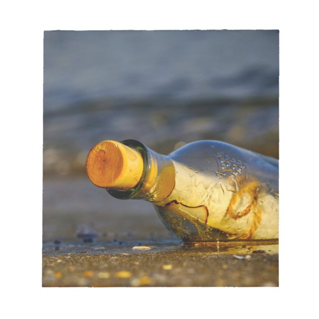 Bloc De Notas Mensaje En Una Botella (Frente)