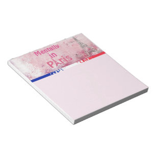 Bloc De Notas Mentalmente En Paris Notepad