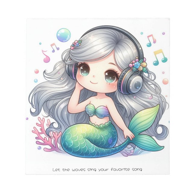 Bloc De Notas Mermaid  (Frente)