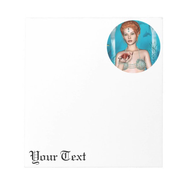 Bloc De Notas Mermaid oceánico (Frente)