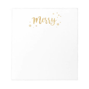 Bloc De Notas Merry (oro)