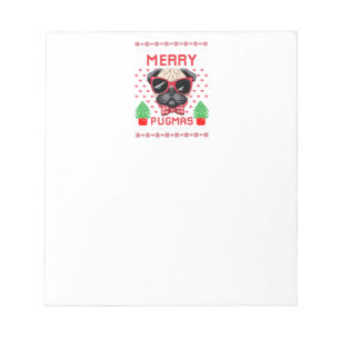 Bloc de notas Merry Pugmas