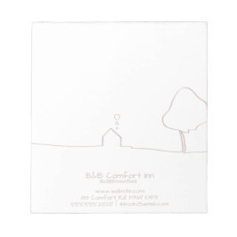 Bloc De Notas Mesón de la comodidad de B&B
