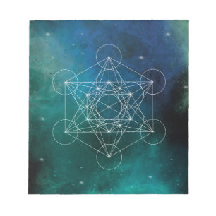 Bloc De Notas Metatrón, chakra, zen, geométrico sagrado, ángel,