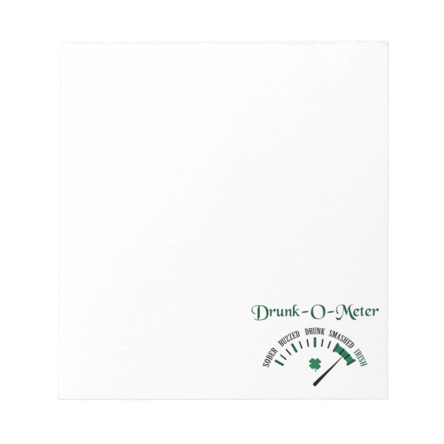 Bloc De Notas Meter de borrachos (Frente)