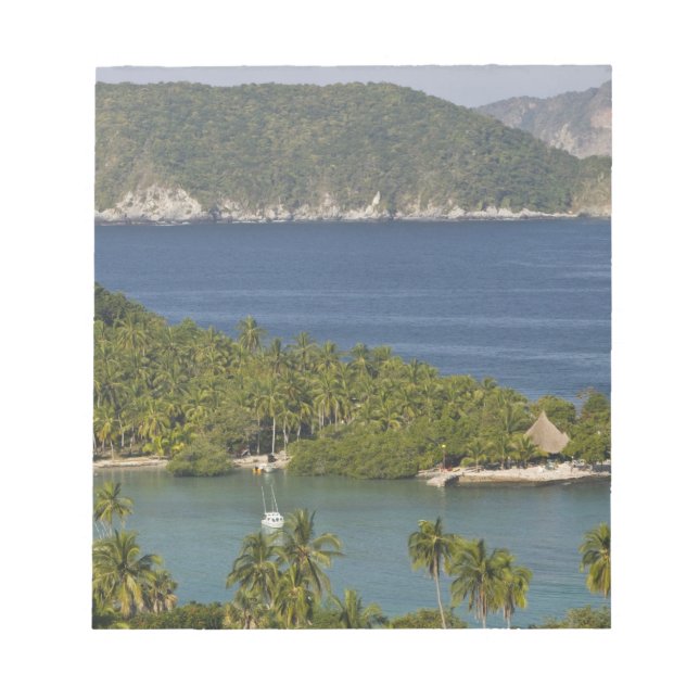 Bloc De Notas México, Guerrero, Zihuatanejo. Playa Las Gatas (Frente)