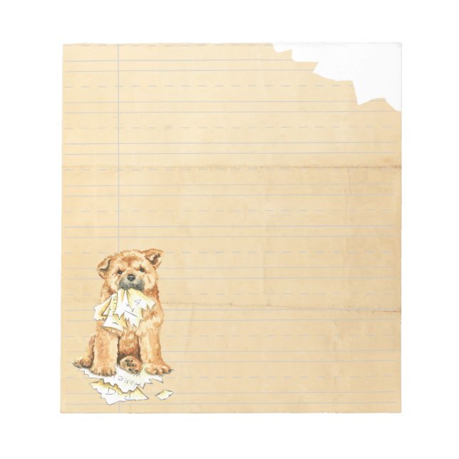 Bloc De Notas Mi Chow Chow Se Comía Mi Casa (Frente)