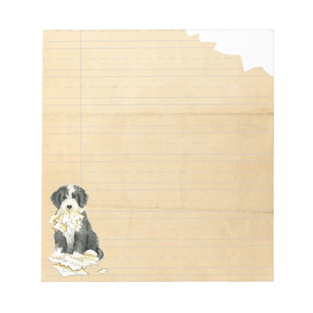 Bloc De Notas Mi Collie Con La Cabeza Se Comía Mi Casa (Frente)