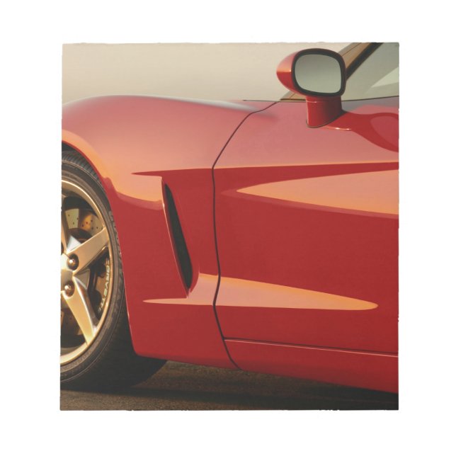 Bloc De Notas Mi Corvette rojo (Frente)