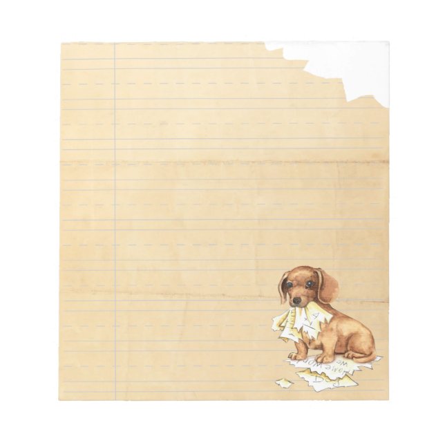 Bloc De Notas Mi Dachshund Se Comía Mi Casa (Frente)
