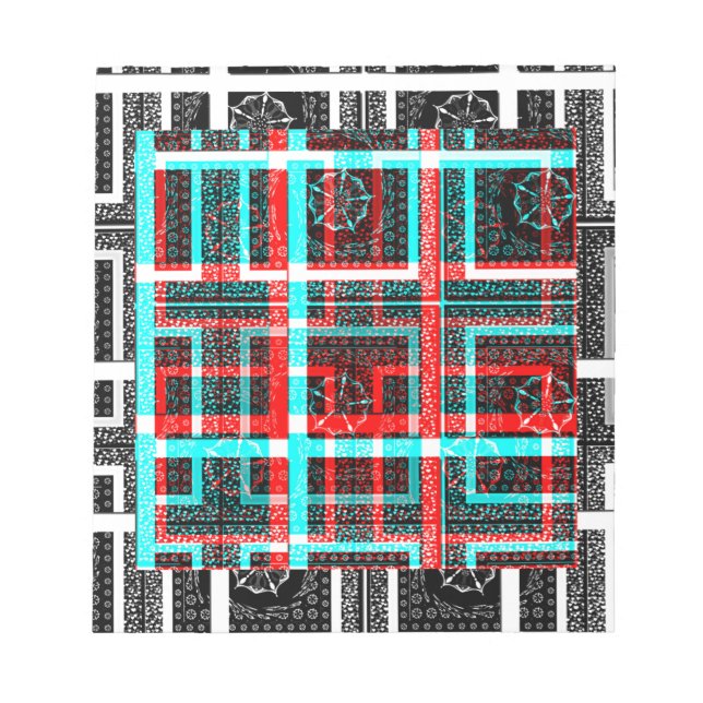 Bloc De Notas Mi diseño de Maze cuadrado (Frente)