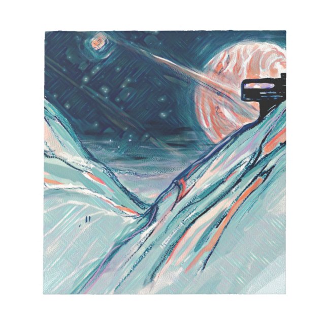 Bloc De Notas Mi futuro hogar en el espacio (Frente)