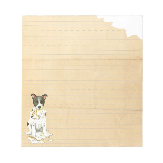 Bloc De Notas Mi Perro Canaano Se Comía Mi Casa (Frente)