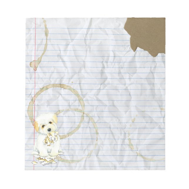 Bloc De Notas Mi plan de clases de algodón (Frente)