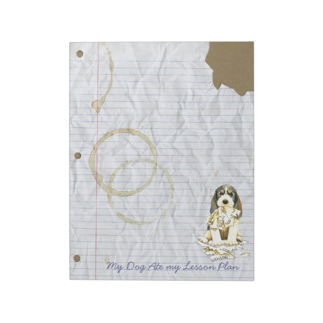 Bloc De Notas Mi plan de clases de Ate de PBGV (Lado Izquierdo)