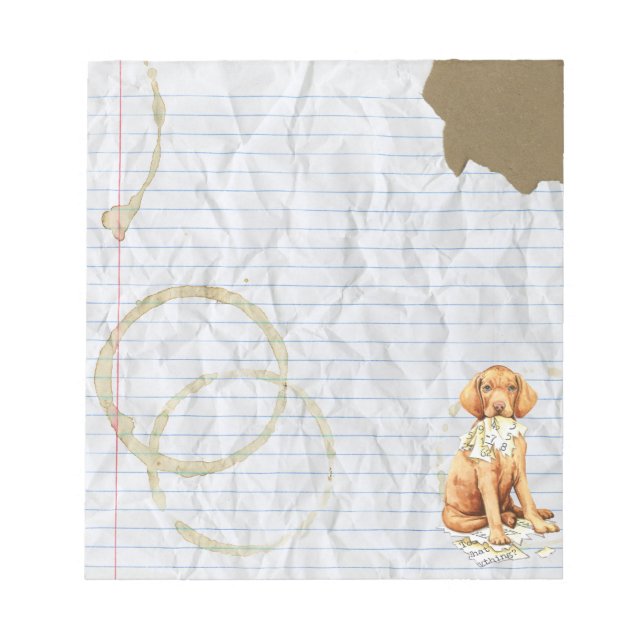 Bloc De Notas Mi plan de clases Vizsla Ate my (Frente)