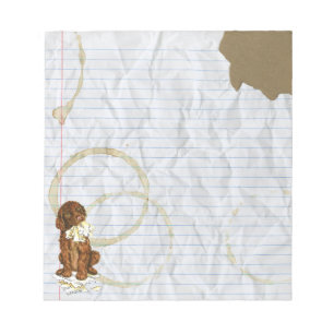 Bloc De Notas Mi Plan de Lecciones de Irish Water Spaniel