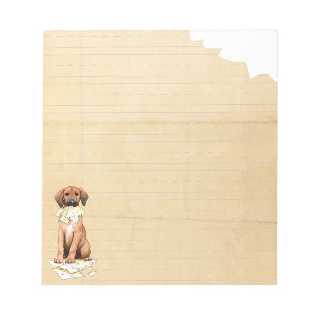 Bloc De Notas Mi Redbone comió mi hogar (Frente)