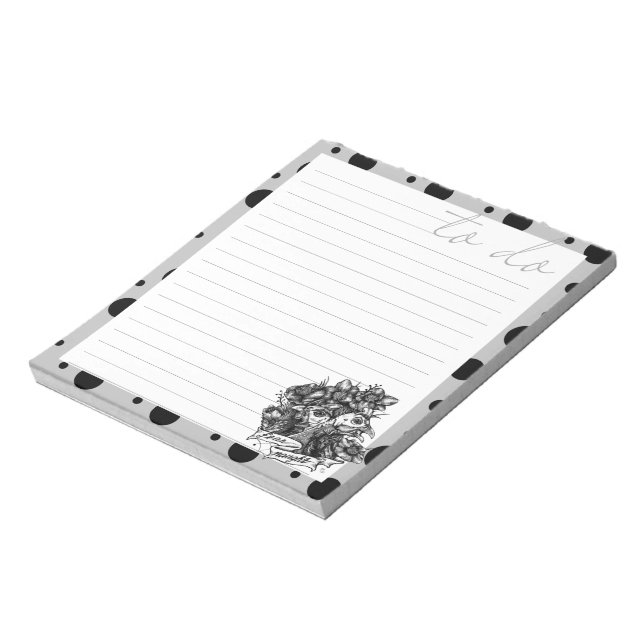 Bloc De Notas MIEDO A LA LUZ: Arte Guineano Tattoo (Lado Izquierdo)