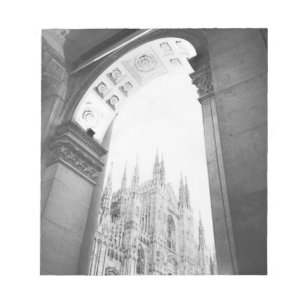 Bloc De Notas Milán Italia, Galería Vista del Duomo