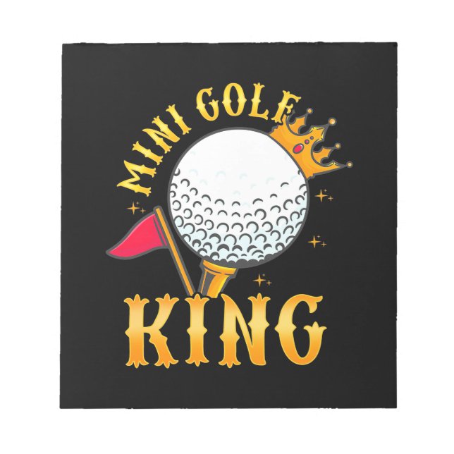 Bloc De Notas Mini Golf King (Frente)