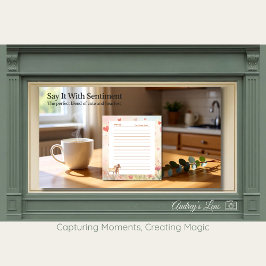 Bloc De Notas Miniature Horse Storybook Valentine’s Day Script