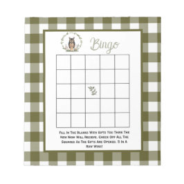 Bloc De Notas Minimalist Woodland BIngo game