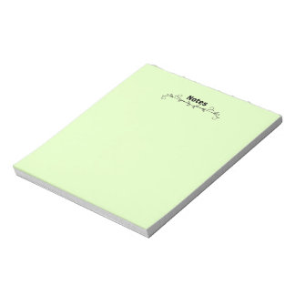 Bloc de notas minimalista con viñas