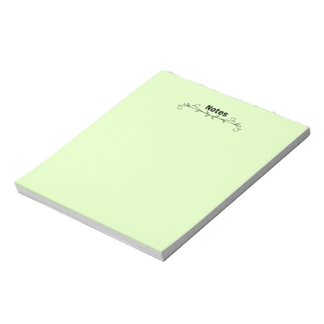 Bloc de notas minimalista con viñas (Lado Izquierdo)
