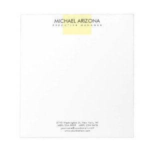 Bloc De Notas Minimalista Moderna Simple Llana