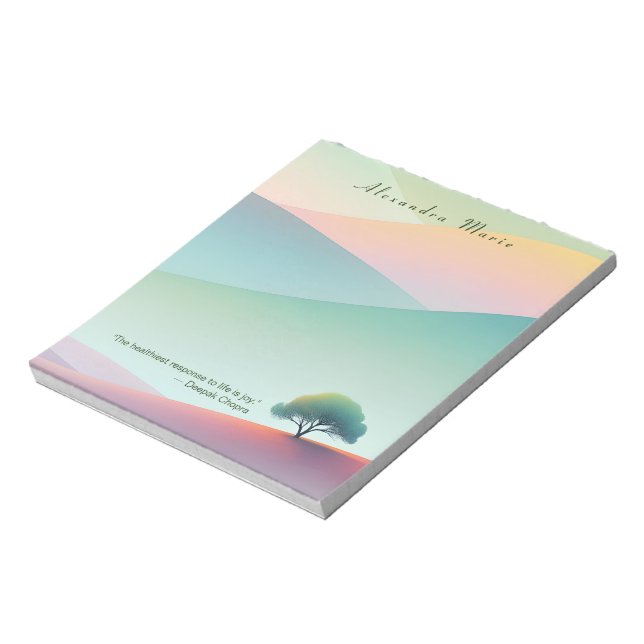 Bloc de notas Minimalista personalizado para el pa (Lado Izquierdo)