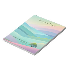 Bloc de notas Minimalista personalizado para el pa