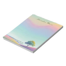 Bloc de notas Minimalista personalizado para el pa