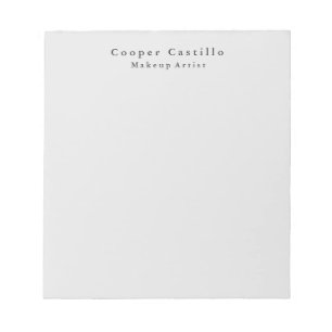 Bloc De Notas Minimalista profesional moderno y brillante