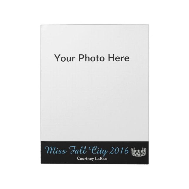 Bloc De Notas Miss America estilo USA Pageant Photo Autograph Pa (Lado Izquierdo)