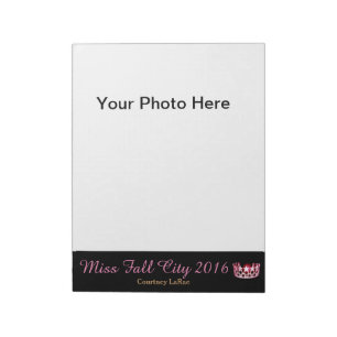 Bloc De Notas Miss America estilo USA Pageant Photo Autograph Pa