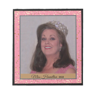 Bloc De Notas Miss America USA Rodeo Autograph Pad-Stardust