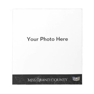 Bloc De Notas Miss EE.UU. FlouriSilver Crown Autograph Pad