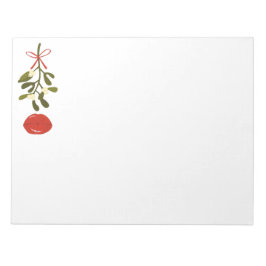 Bloc De Notas Mistletoe y levas de besos