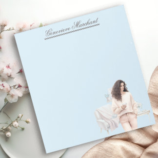 Bloc De Notas Moda Chica de moda Viñeta personalizada