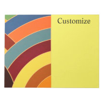 moda multicolor de chevrons curvos modernos