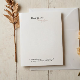 Bloc De Notas Moda Pink Beige Girly Business