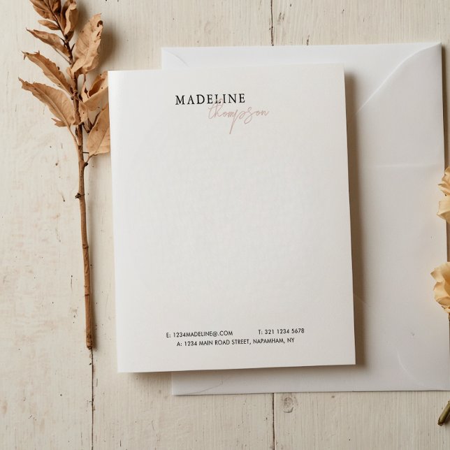 Bloc De Notas Moda Pink Beige Girly Business (Subido por el creador)