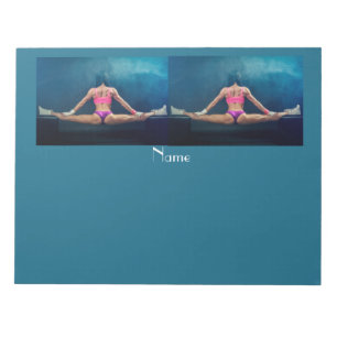 Bloc De Notas Modelo De Gimnasio Femenino Split Thunder_Cove